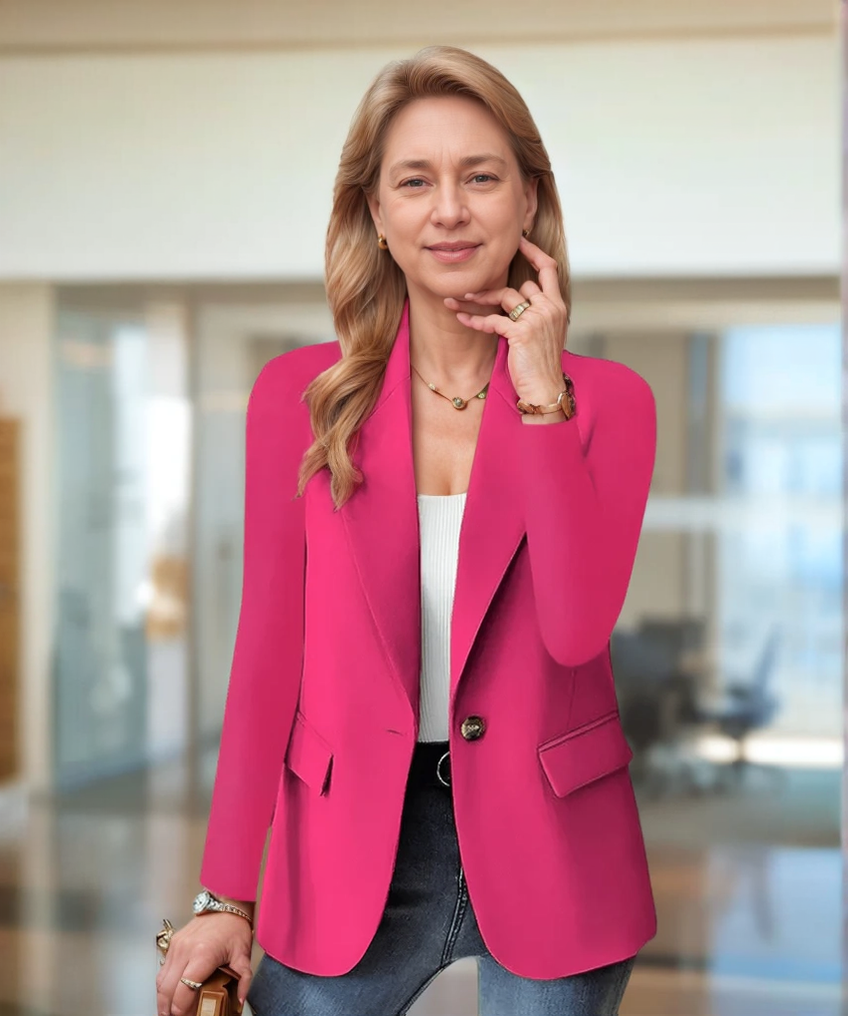 Eleganter taillierter Damenblazer