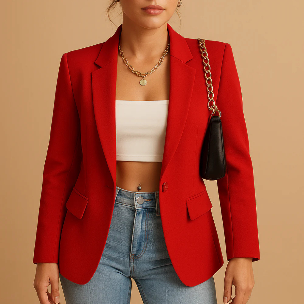 Eleganter taillierter Damenblazer