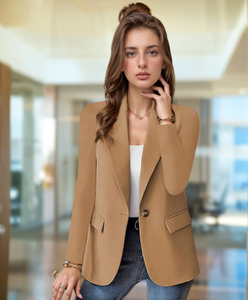 Eleganter taillierter Damenblazer