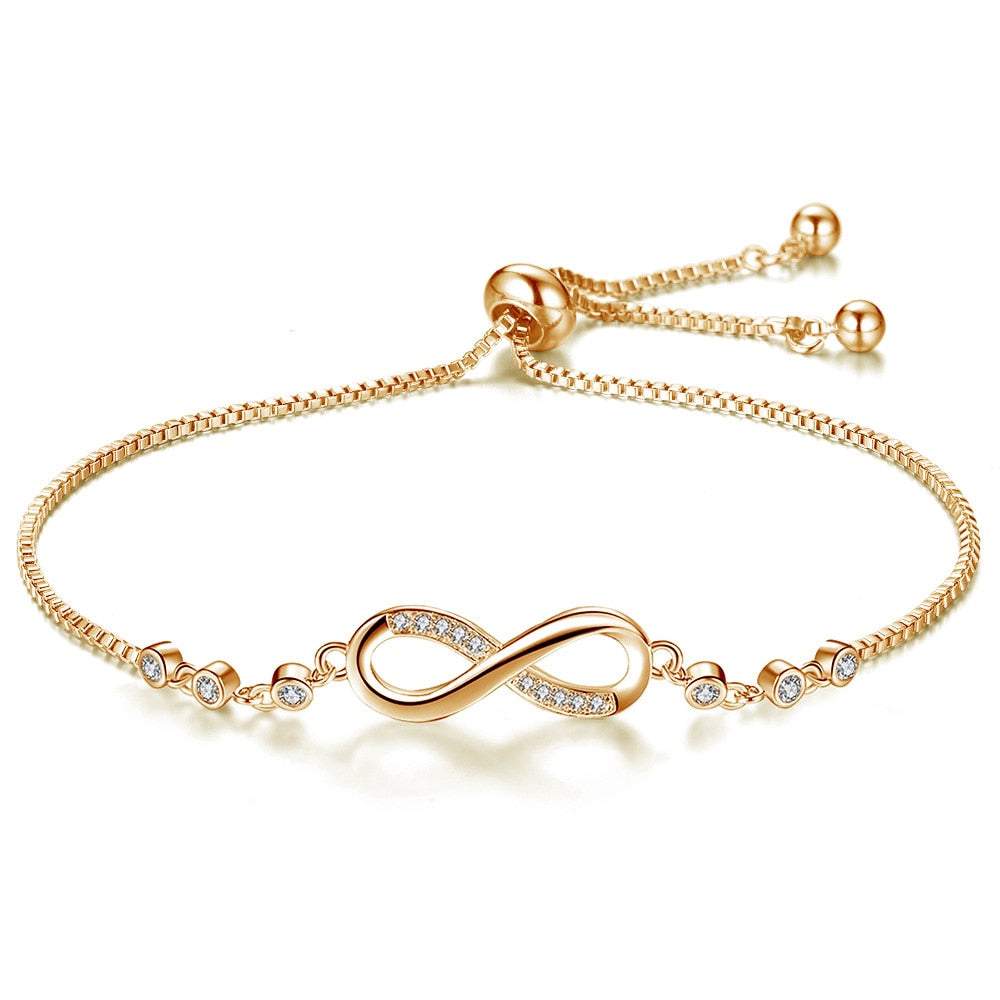 Elegantes Armband mit Unendlichkeitssymbol
