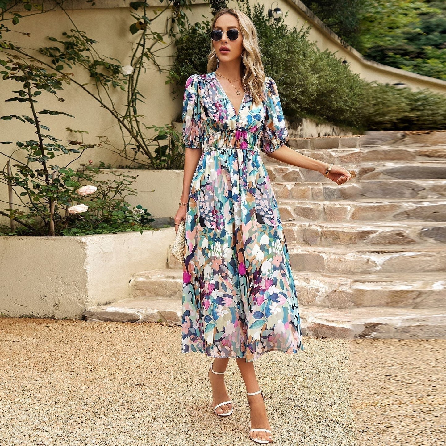 Elegantes Kleid im Vintage-Stil