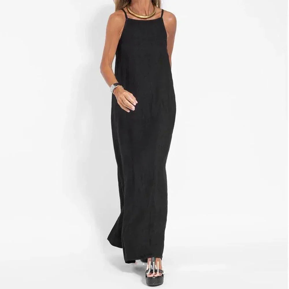 Elegantes Kleid mit Schlitzen