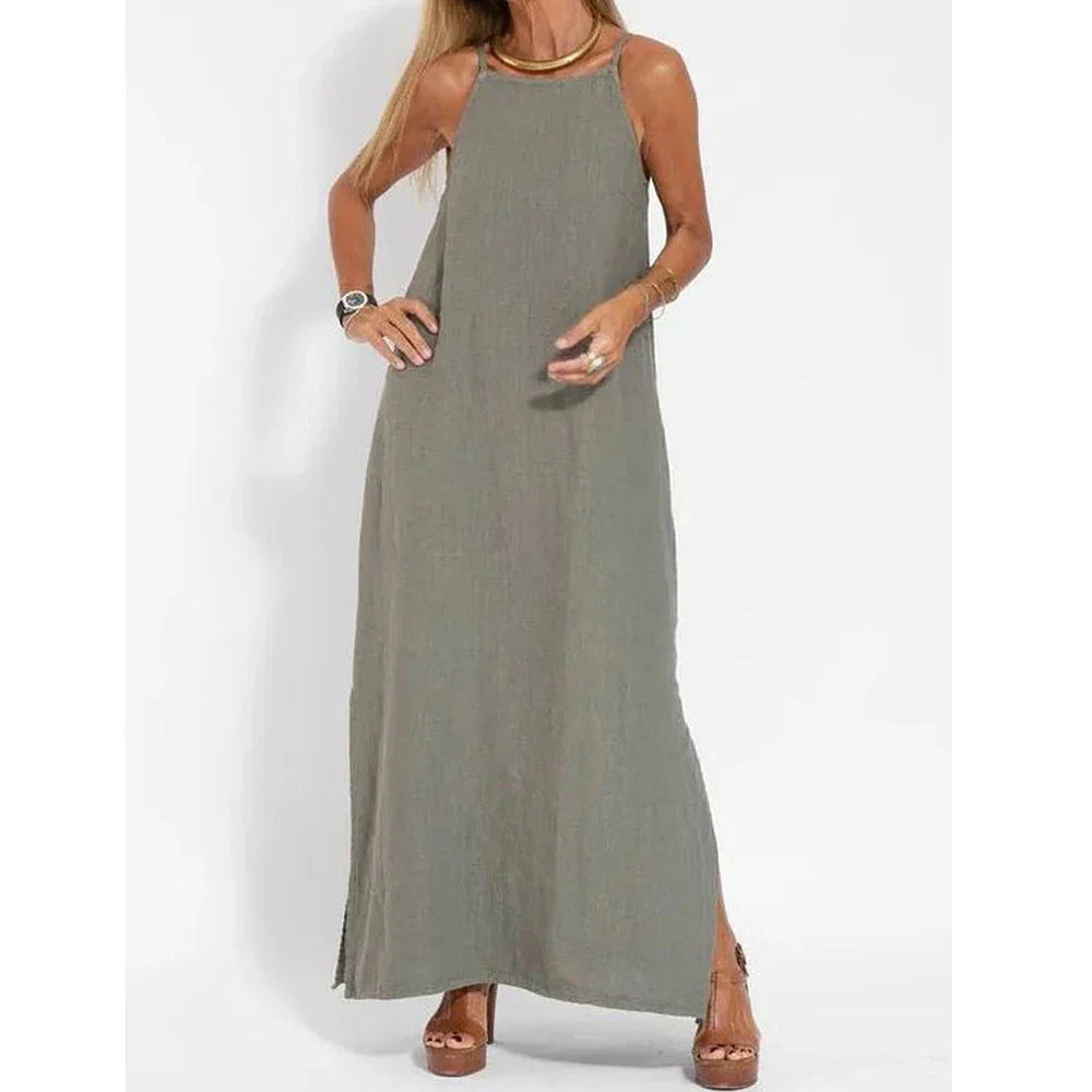 Elegantes Kleid mit Schlitzen