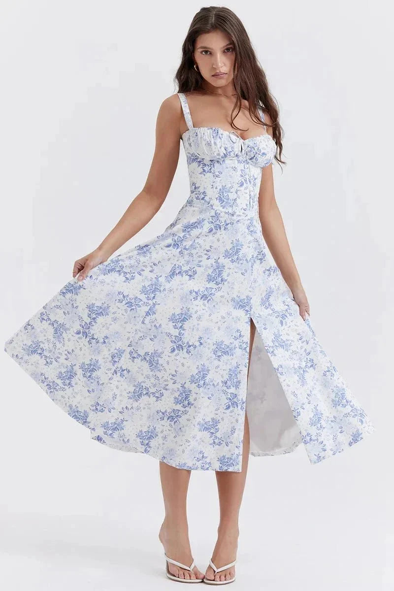 Elegantes Sommerkleid mit Blumenprint