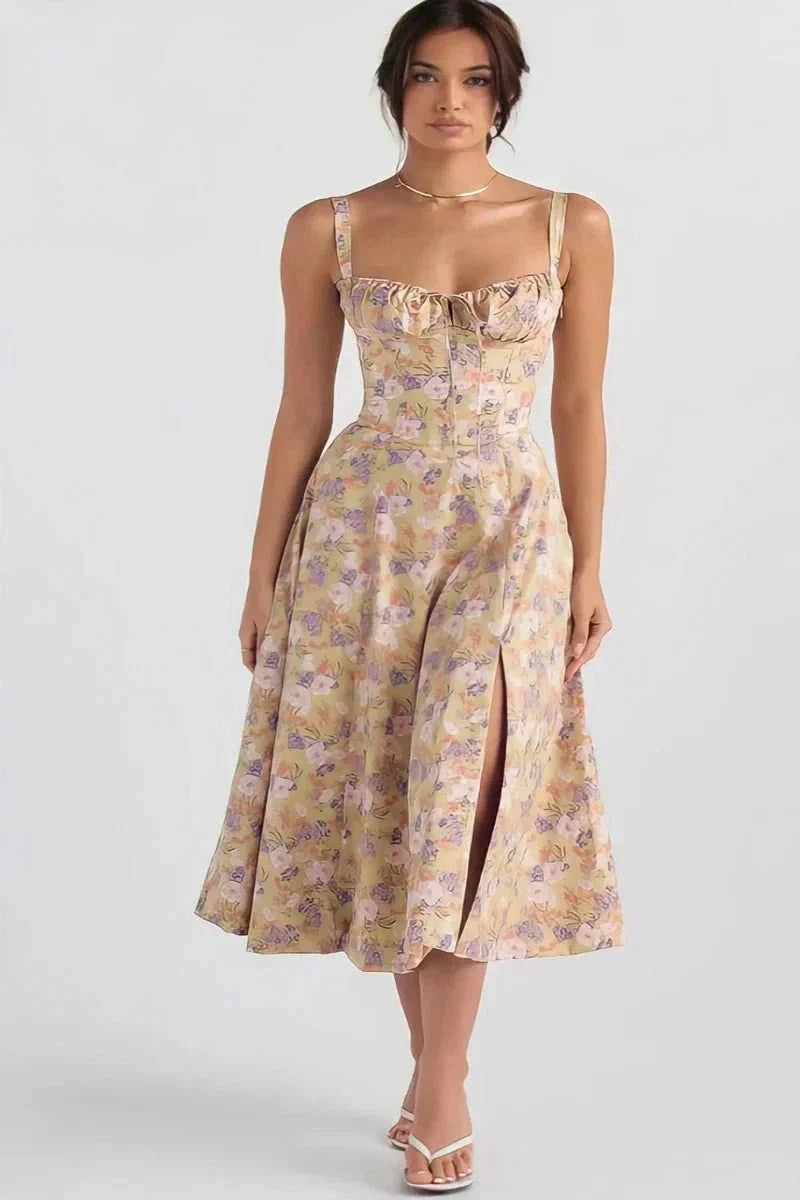 Elegantes Sommerkleid mit Blumenprint