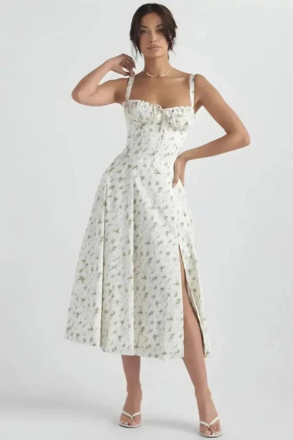 Elegantes Sommerkleid mit Blumenprint