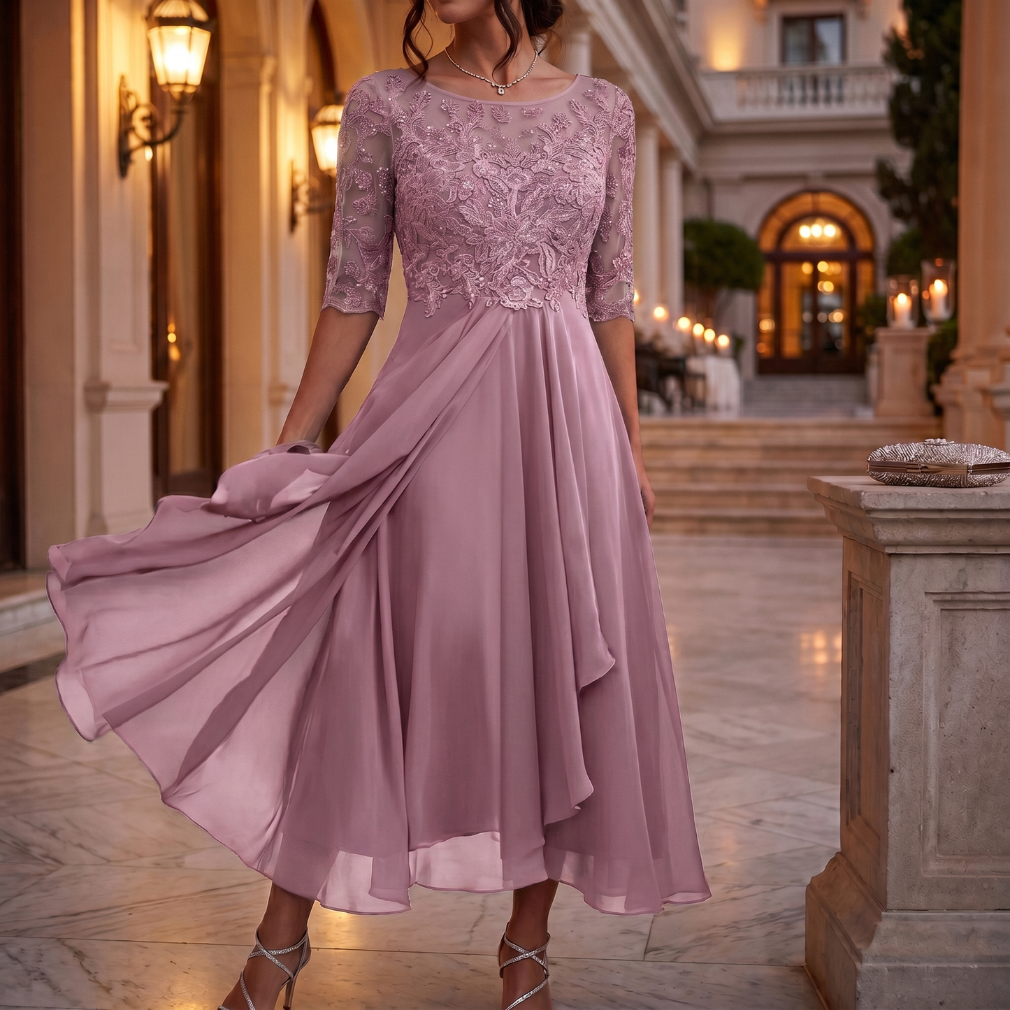 Elegantes Spitzenkleid für Damen | Zeitloses Cocktailkleid für besondere Anlässe