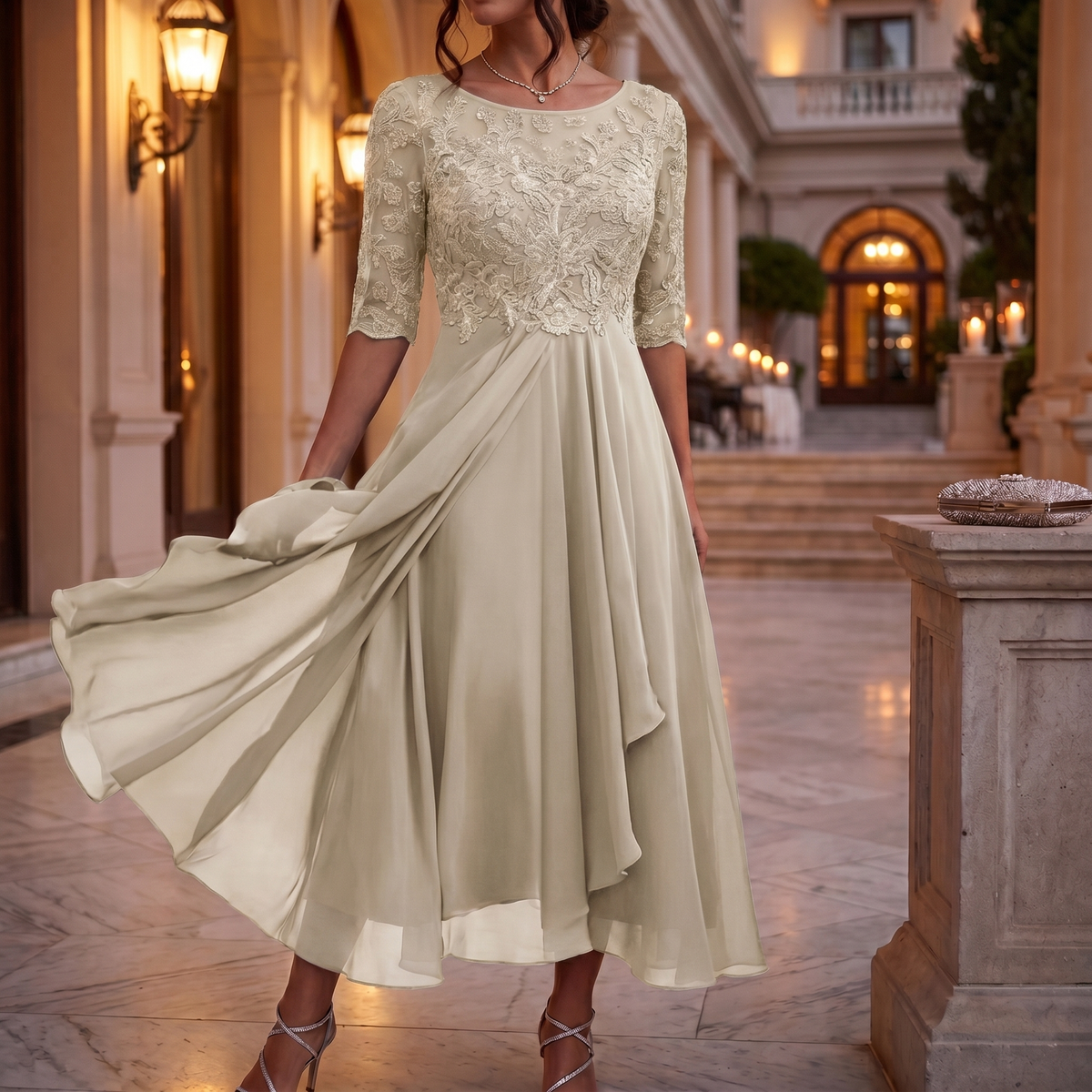 Elegantes Spitzenkleid für Damen | Zeitloses Cocktailkleid für besondere Anlässe