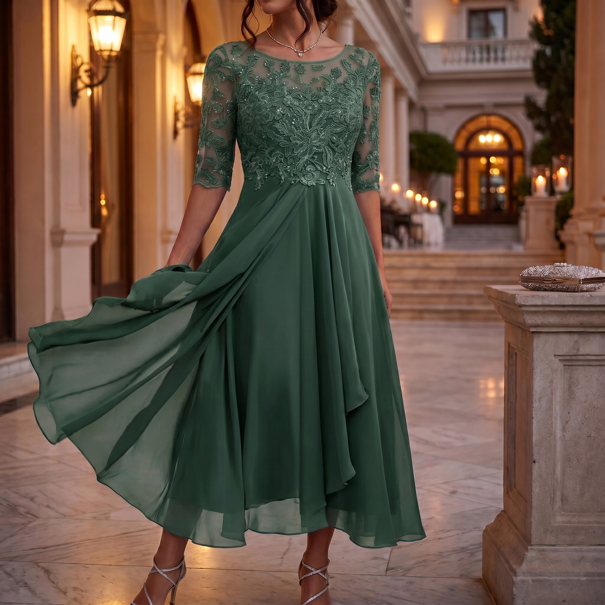 Elegantes Spitzenkleid für Damen | Zeitloses Cocktailkleid für besondere Anlässe