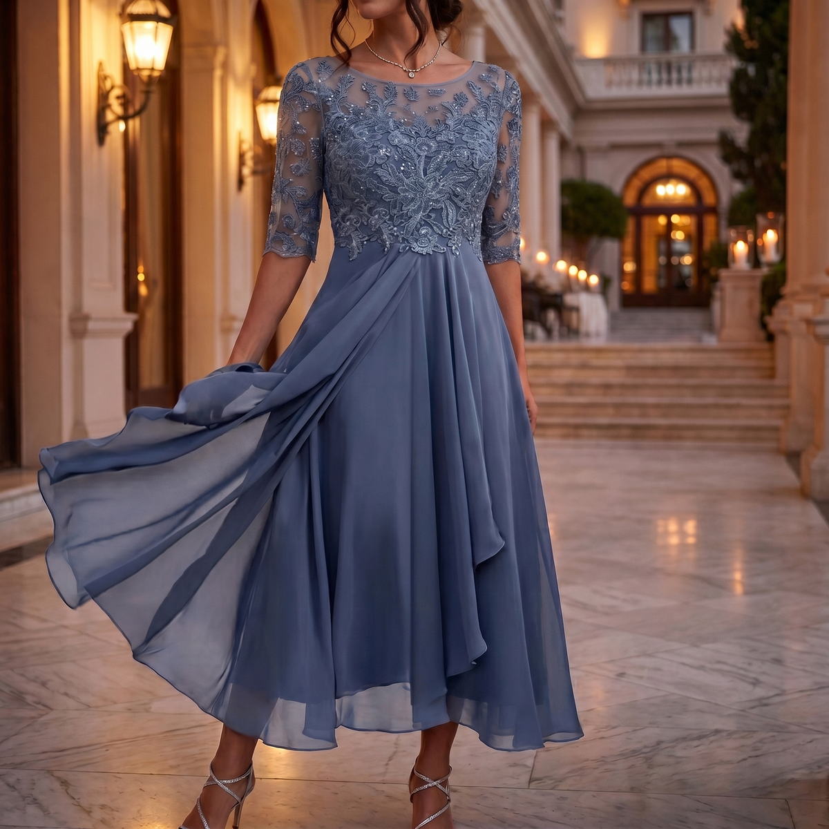 Elegantes Spitzenkleid für Damen | Zeitloses Cocktailkleid für besondere Anlässe
