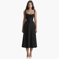 Elegantes und luftiges Schulterfreies Kleid mit Blumenmuster für Damen
