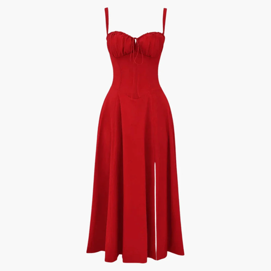 Elegantes und luftiges Schulterfreies Kleid mit Blumenmuster für Damen
