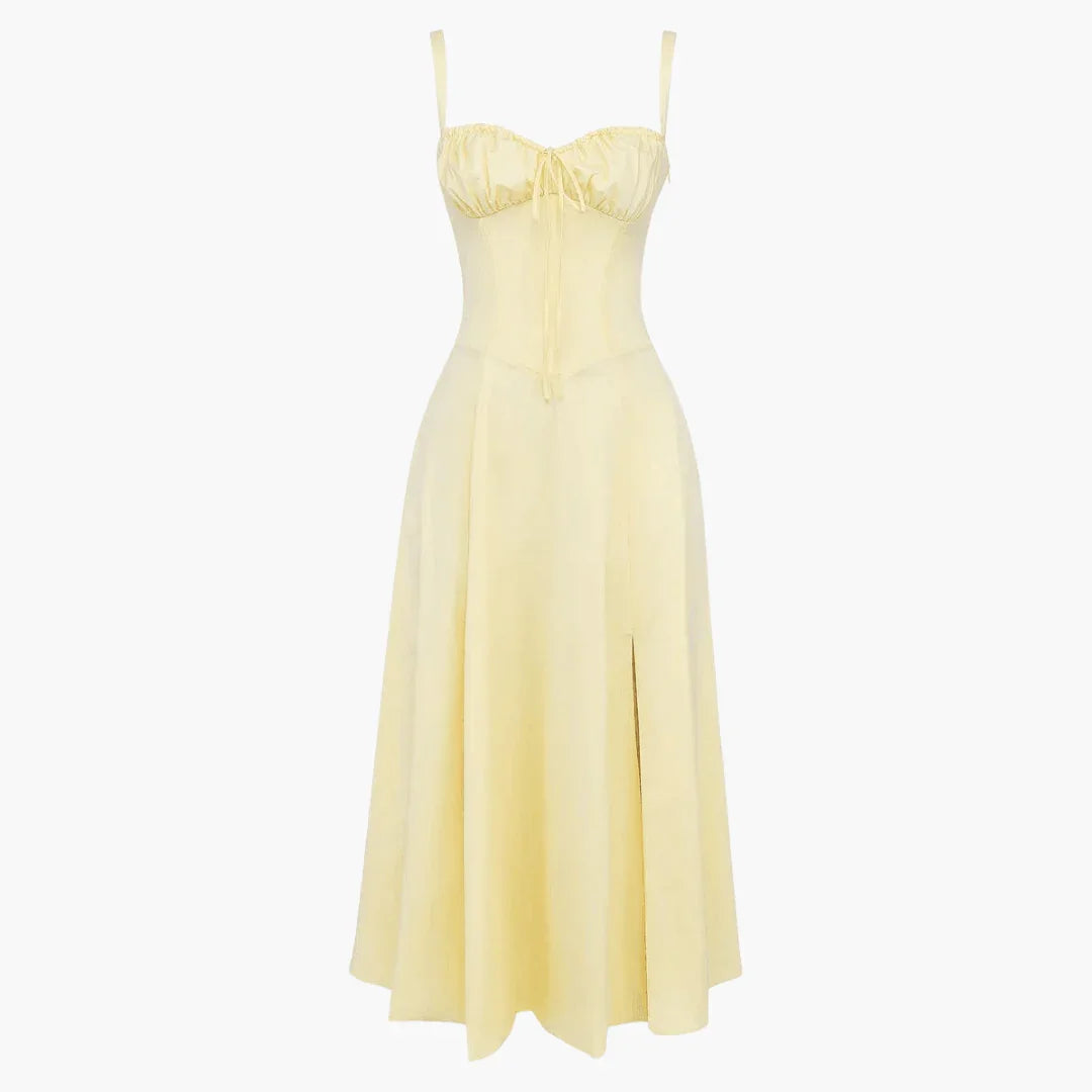 Elegantes und luftiges Schulterfreies Kleid mit Blumenmuster für Damen