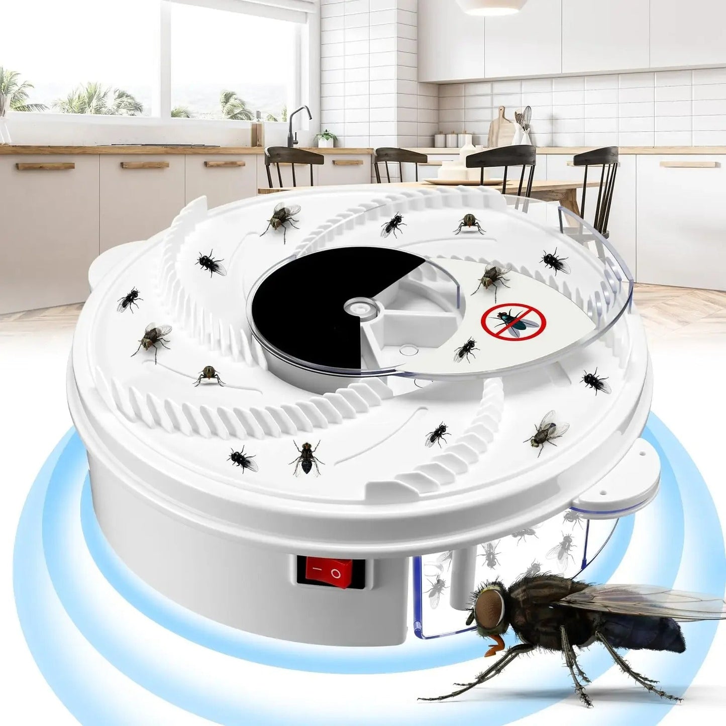 Elektrische Fliegenfalle mit USB – Leise, effektiv & umweltfreundlich