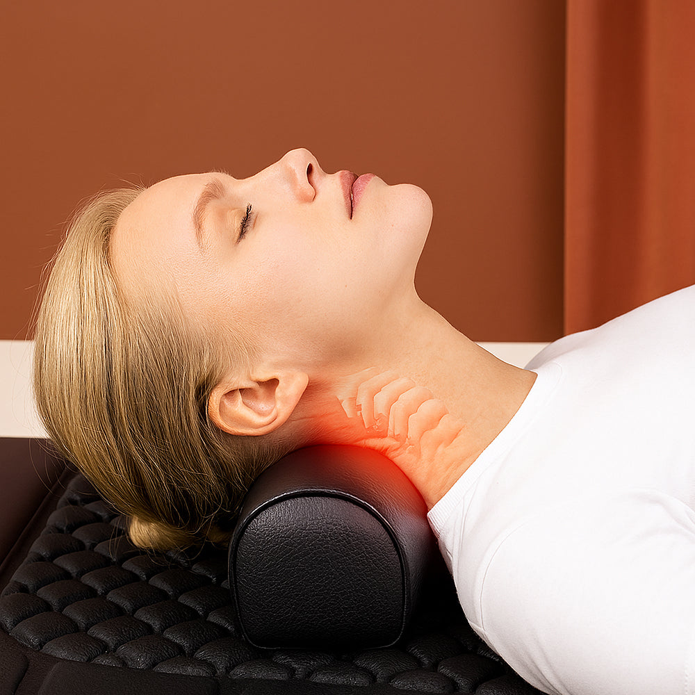 Elektrische Massagematte mit Wärmefunktion und 10 Zonen – vollkommene Entspannung vom Nacken bis zu den Füßen