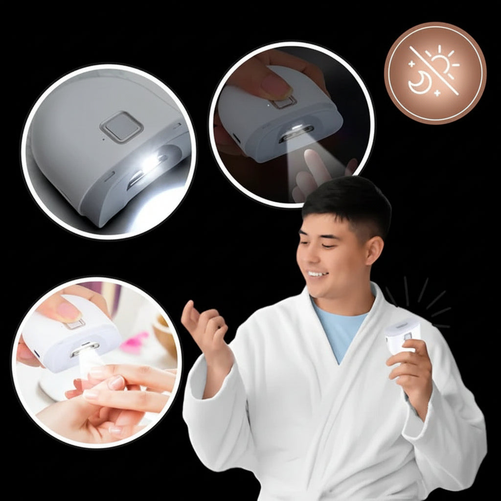 Elektrischer aufladbarer Nagelschneider mit LED-Licht