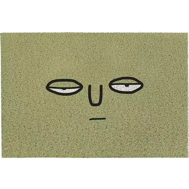 Emoji-Fußmatte mit rutschfester Unterseite für Flur und Eingangsbereich