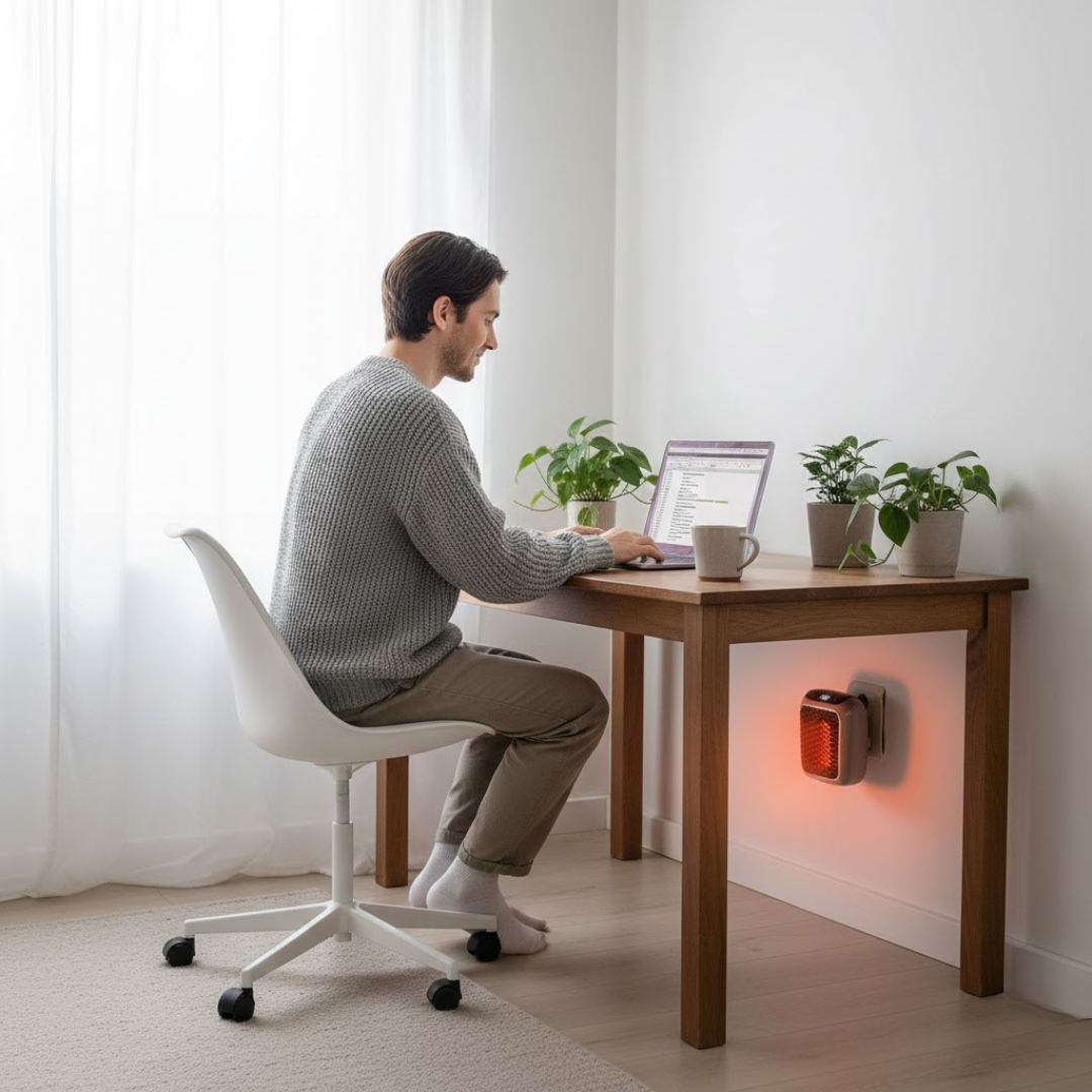 Energiesparender Heizlüfter mit modernem Design