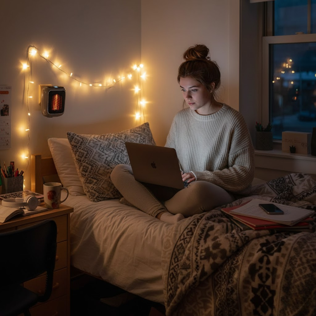 Energiesparender Heizlüfter mit modernem Design