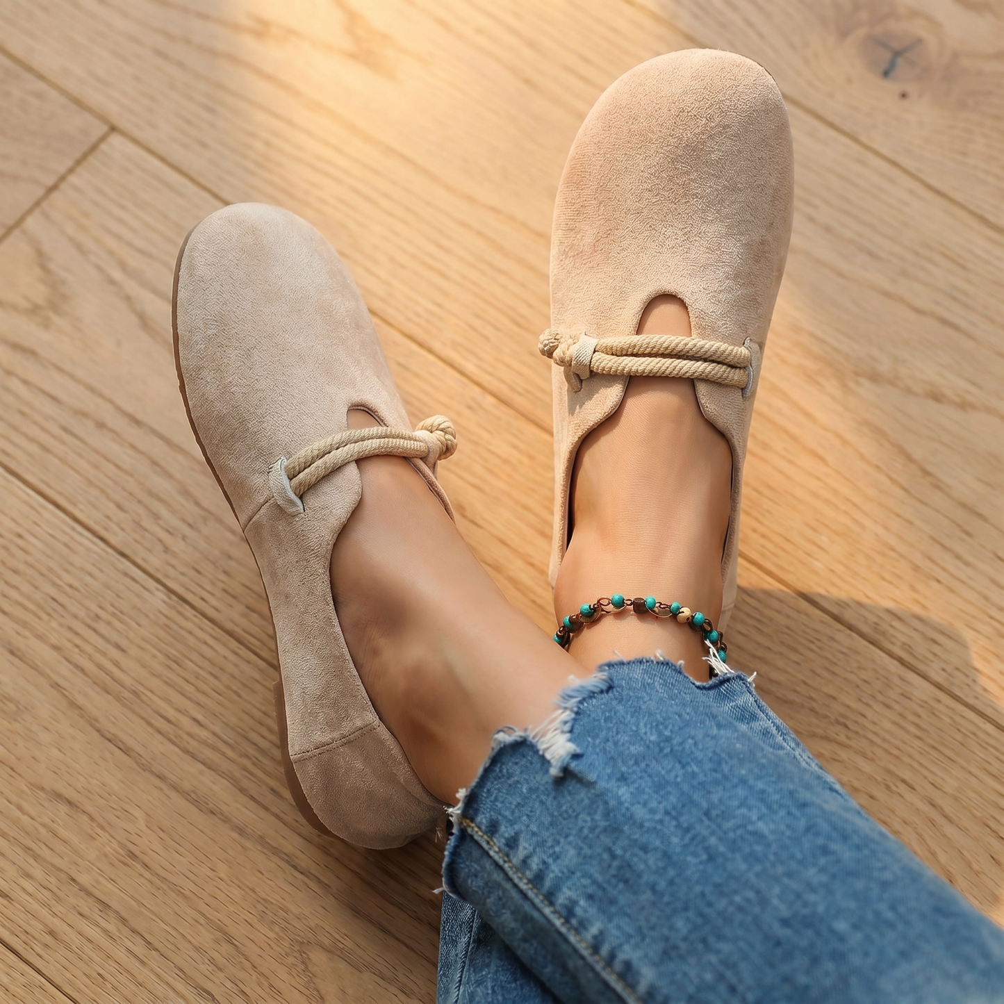 Ergonomische Leder-Slipper für Damen | Bequeme Schlupfschuhe