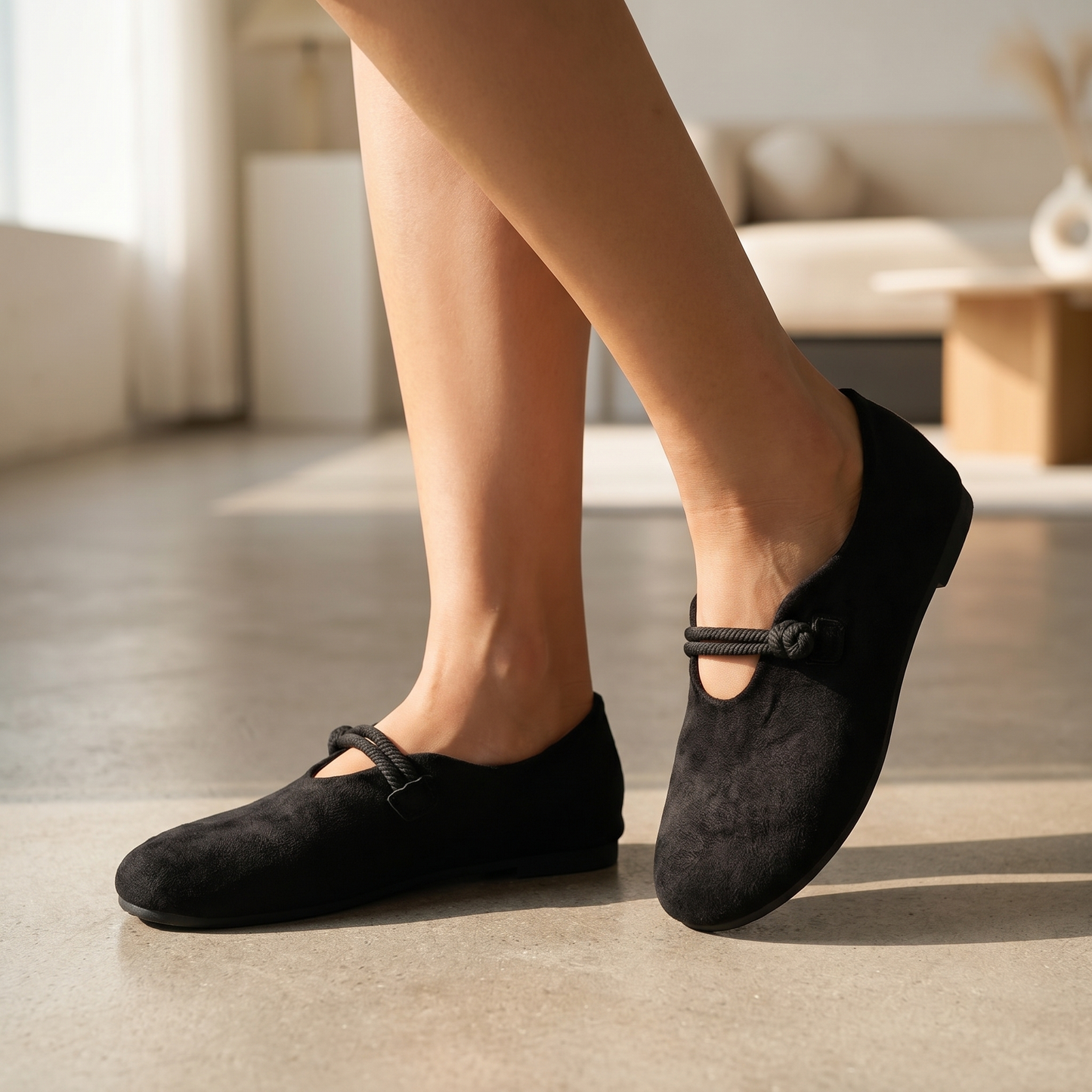 Ergonomische Leder-Slipper für Damen | Bequeme Schlupfschuhe
