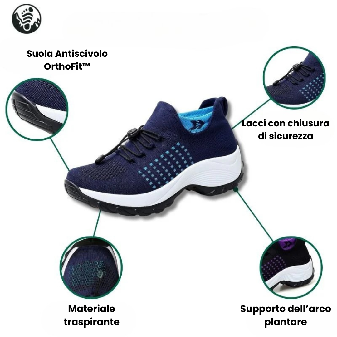 Ergonomische, schmerzlindernde Schuhe für empfindliche Füße