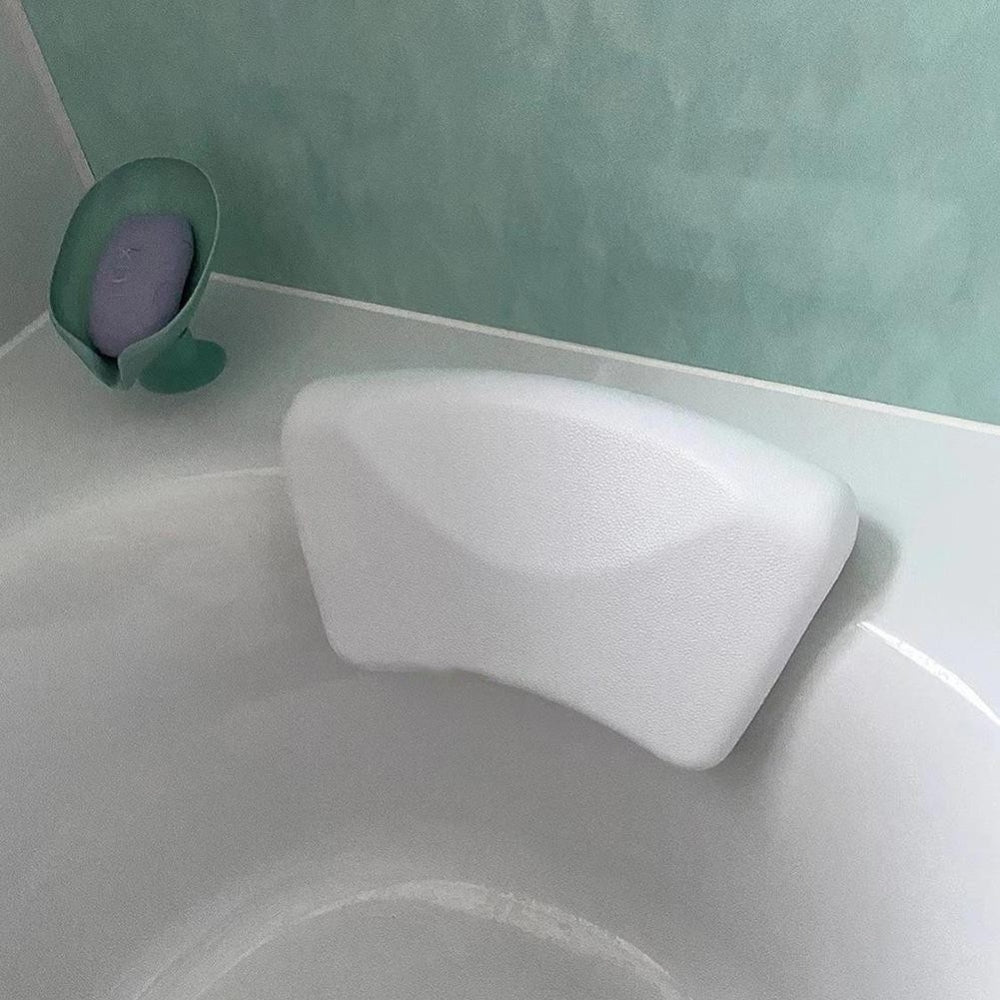 Ergonomisches Badewannenkissen mit weichem Organosilikon