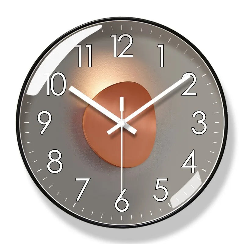 Exklusive runde Wanduhr für moderne Einrichtung