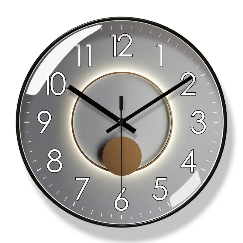 Exklusive runde Wanduhr für moderne Einrichtung