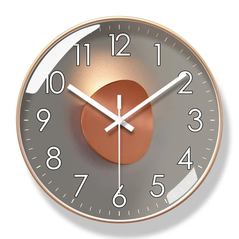 Exklusive runde Wanduhr für moderne Einrichtung