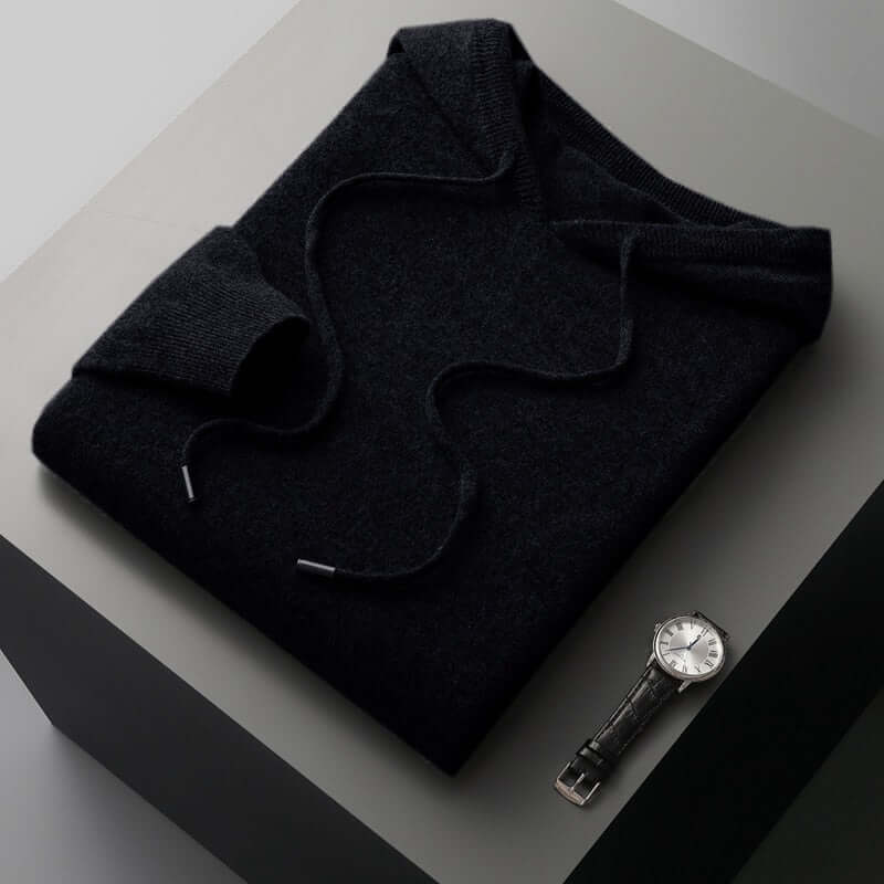 Exklusiver Strickhoodie für Herren – weich, stilvoll und warm