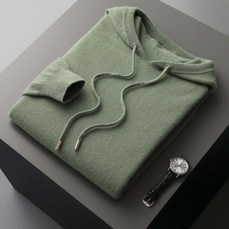 Exklusiver Strickhoodie für Herren – weich, stilvoll und warm