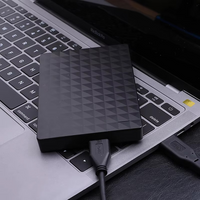 Externe Festplatte 8 TB USB 3.0 – Tragbare Speicherlösung – Kompaktes schwarzes Design mit Plug-and-Play-Funktionalität