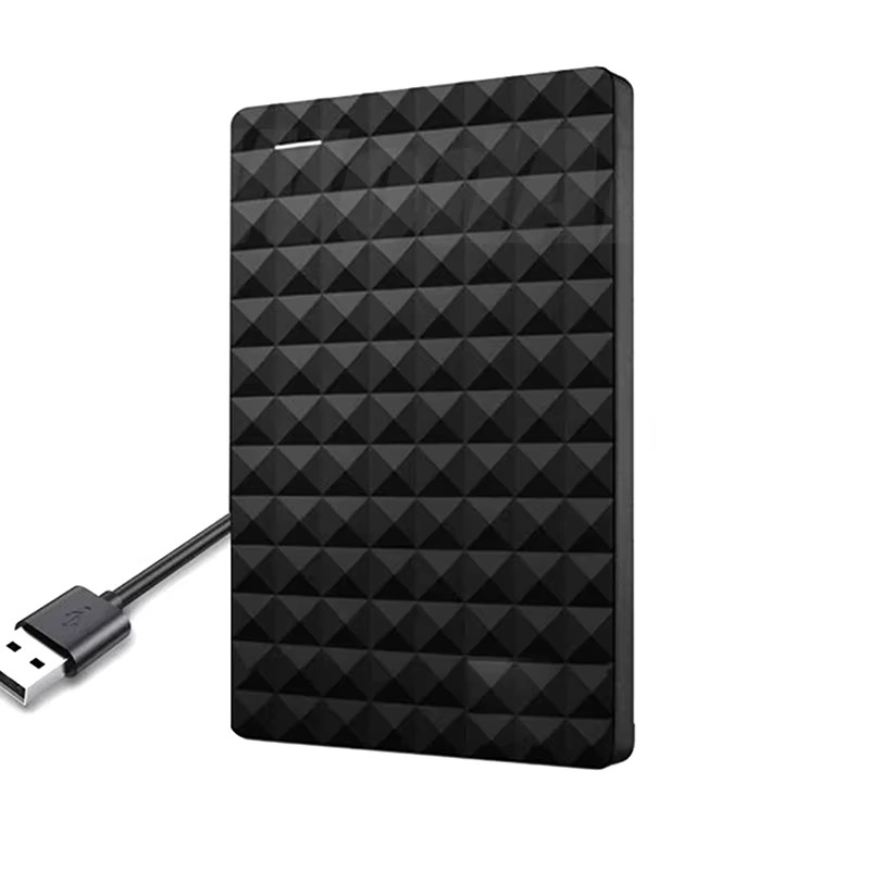 Externe Festplatte 8 TB USB 3.0 – Tragbare Speicherlösung – Kompaktes schwarzes Design mit Plug-and-Play-Funktionalität