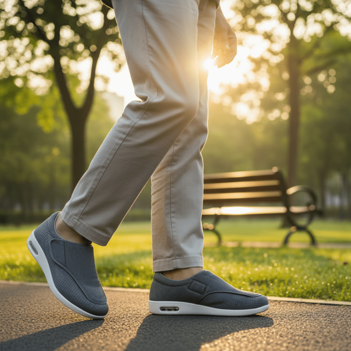 Extra breite Diabetikerschuhe mit Memory-Schaum – Druckentlastend und komfortabel
