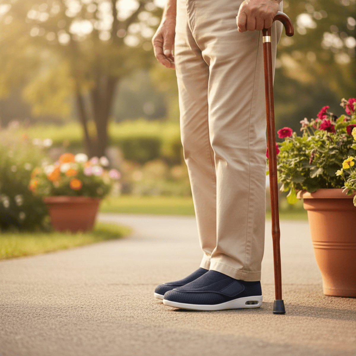 Extra breite Diabetikerschuhe mit Memory-Schaum – Druckentlastend und komfortabel