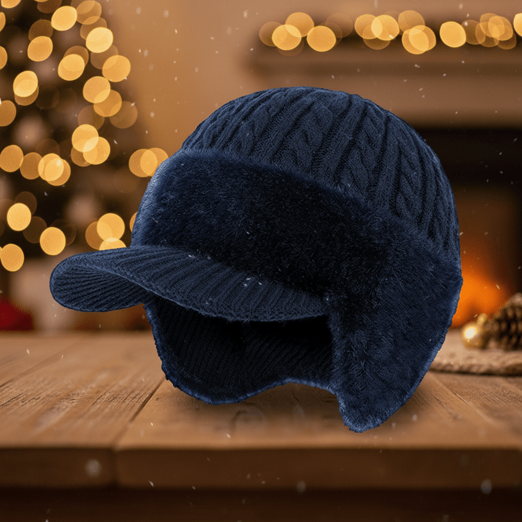 Extrem warme Wintermütze mit integriertem Ohrenschutz