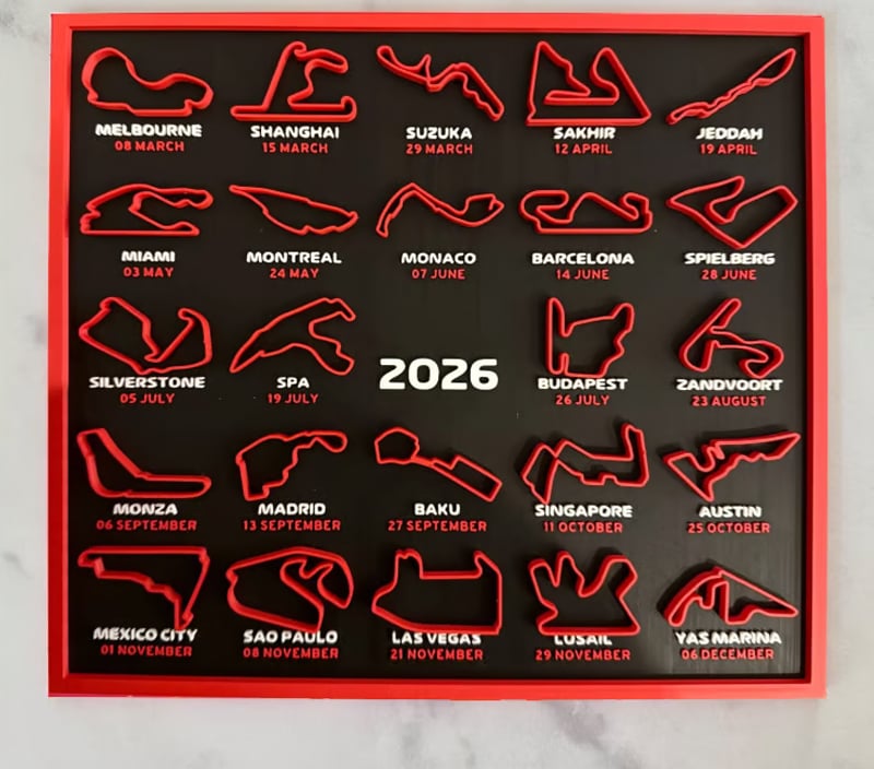 F1-Kalender 2026