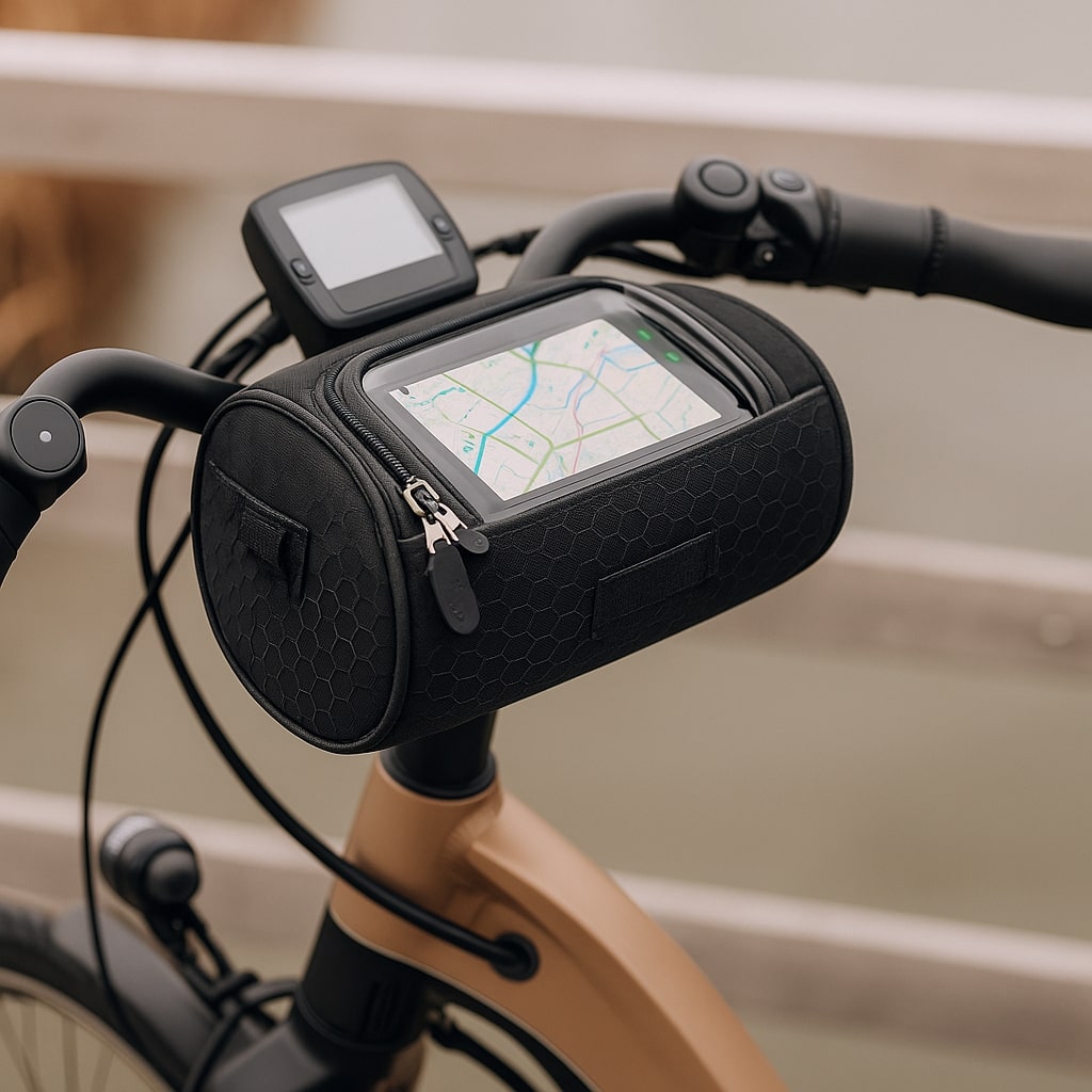 Fahrradtasche | Touchscreen-kompatibel | Universelles Klettverschluss-System | Ridepocket