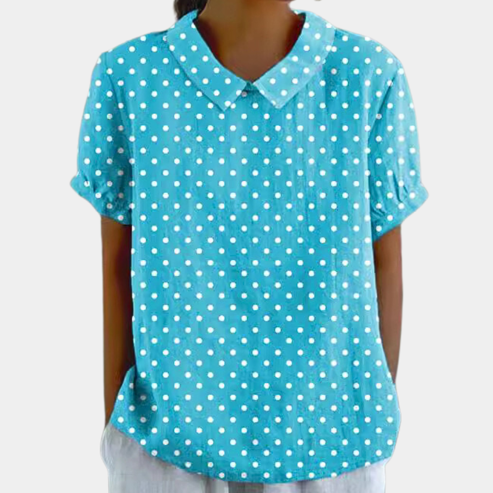 Farbenfrohe Sommerbluse für Damen – Komfort und Stil