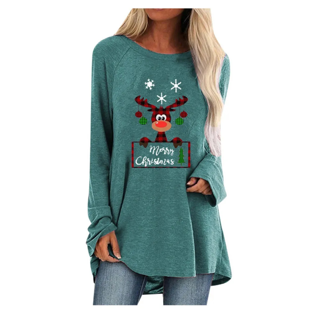 Festlicher Damen-Longpullover aus warmem Strick