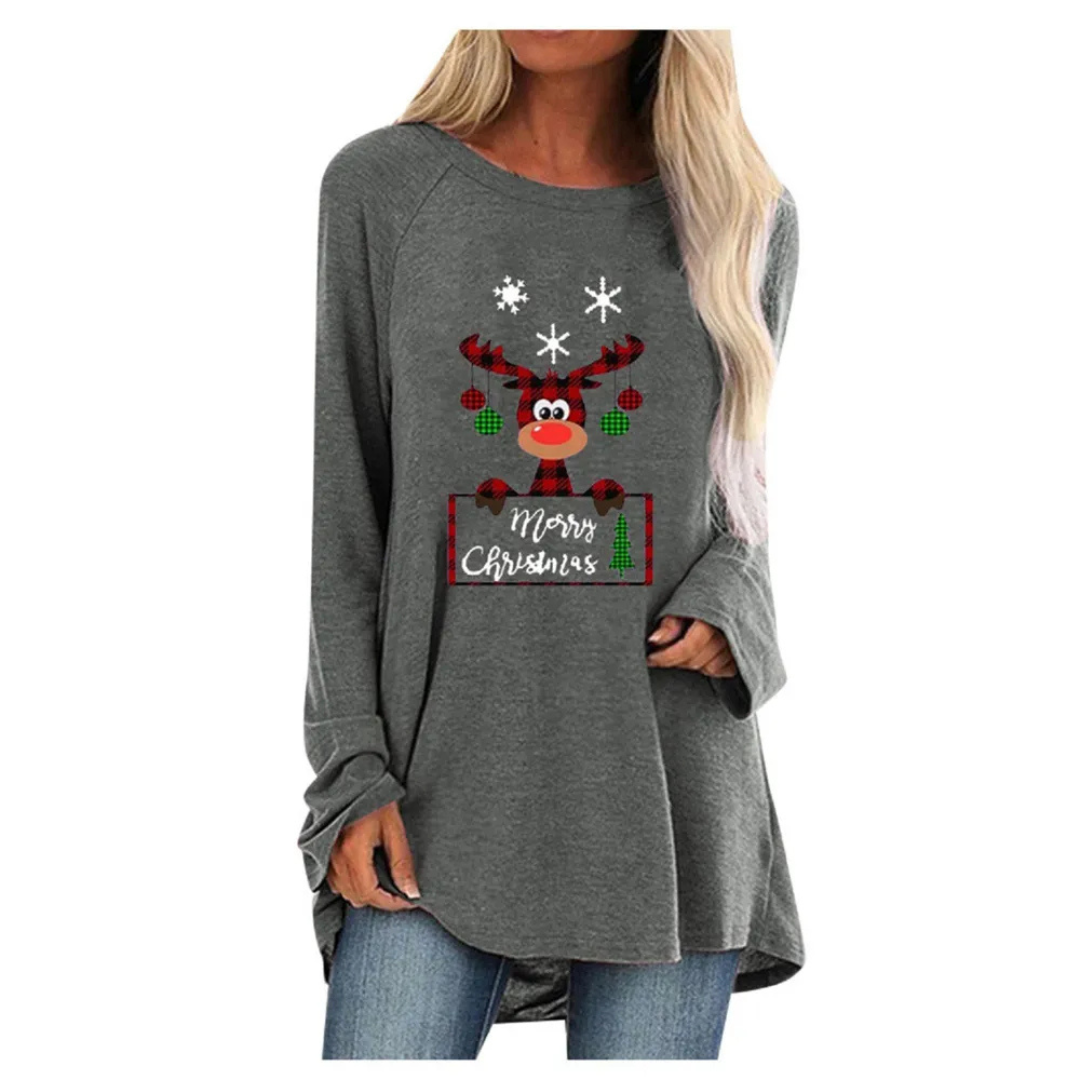Festlicher Damen-Longpullover aus warmem Strick