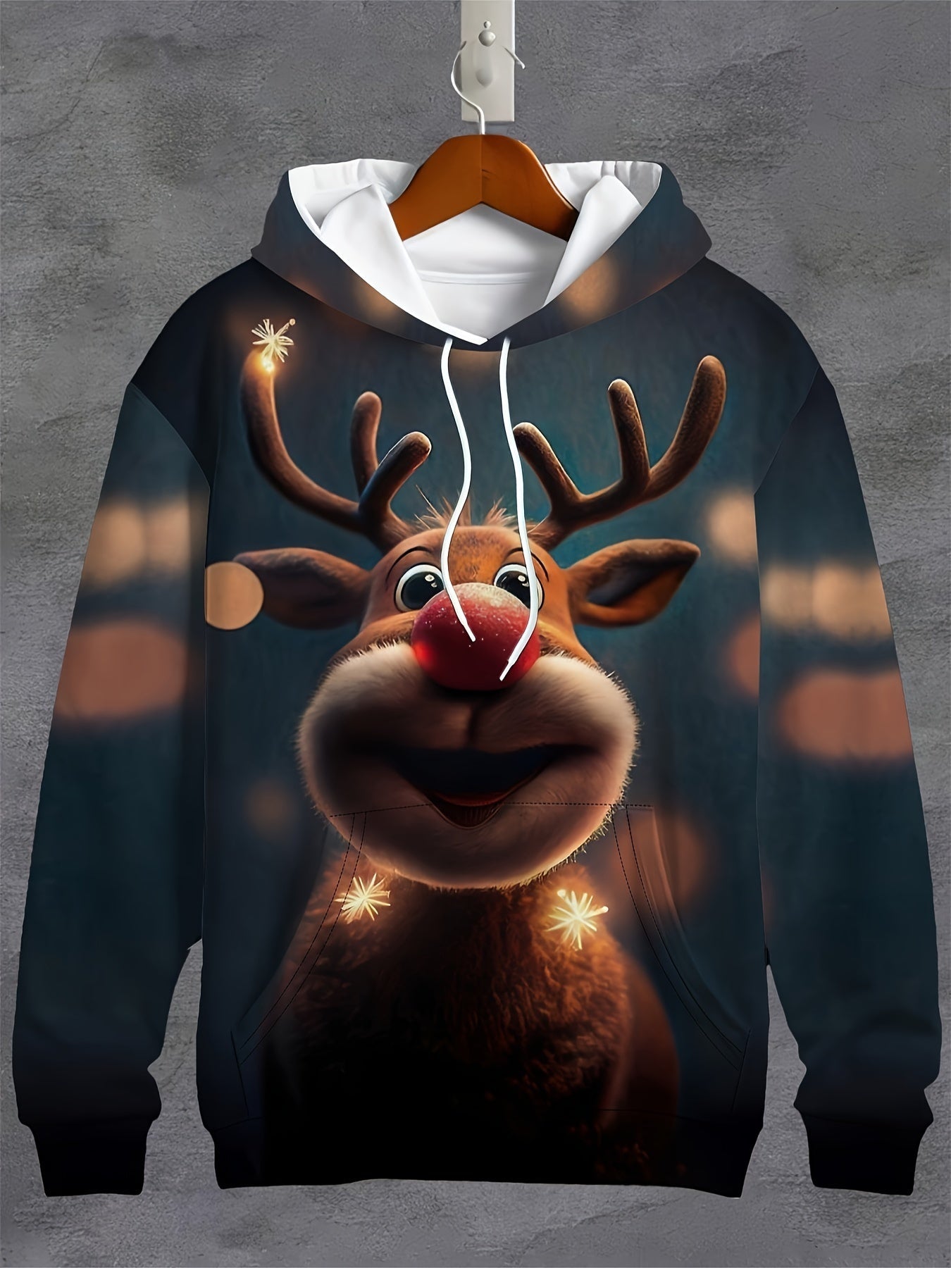 Festlicher Rudolph-Hoodie – Bequem und fröhlich