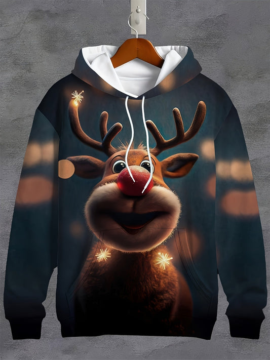 Festlicher Rudolph-Hoodie – Bequem und fröhlich