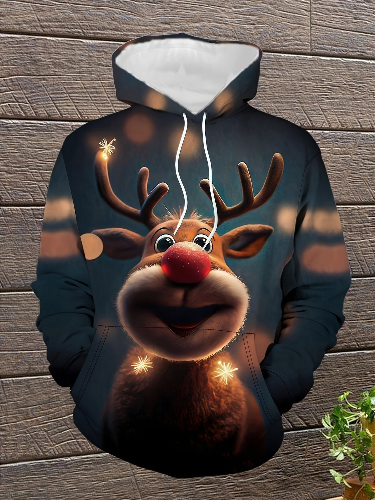 Festlicher Rudolph-Hoodie – Bequem und fröhlich