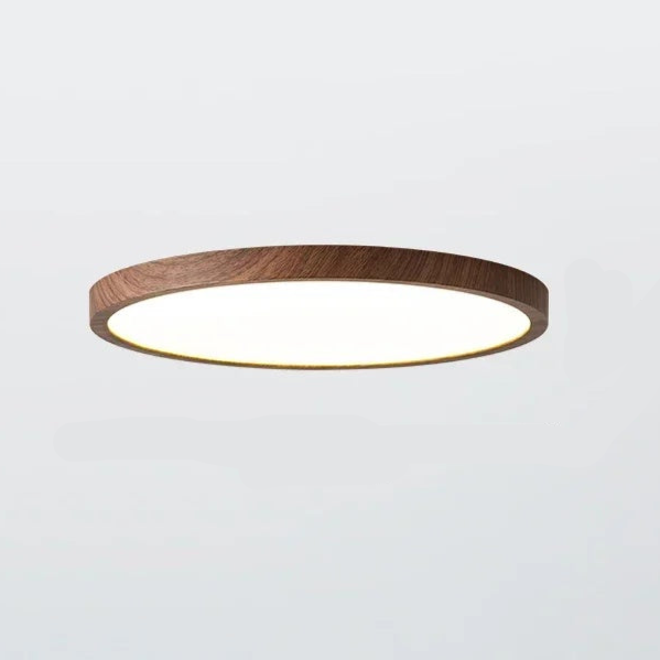Flache, runde Deckenleuchte mit einstellbarem LED-Licht, modern für Wohn- und Schlafzimmer