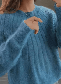 Flauschiger Strickpullover – Elegant & warm