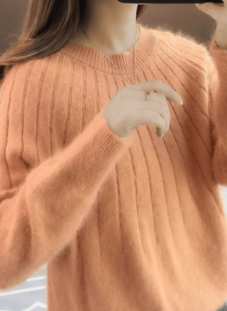 Flauschiger Strickpullover – Elegant & warm