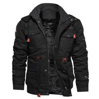 Fleecegefütterte Winterjacke für Herren – Warme, stilvolle Jacke