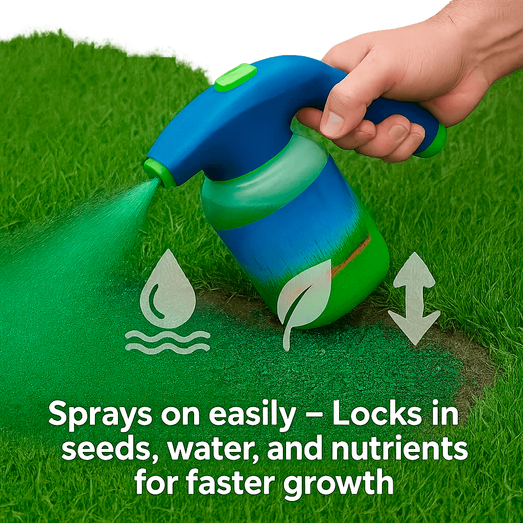 Flüssigsamen-Rasenspray Hydro Mousse | Einfache Anwendung für lückenhaften Rasen & stark beanspruchte Flächen